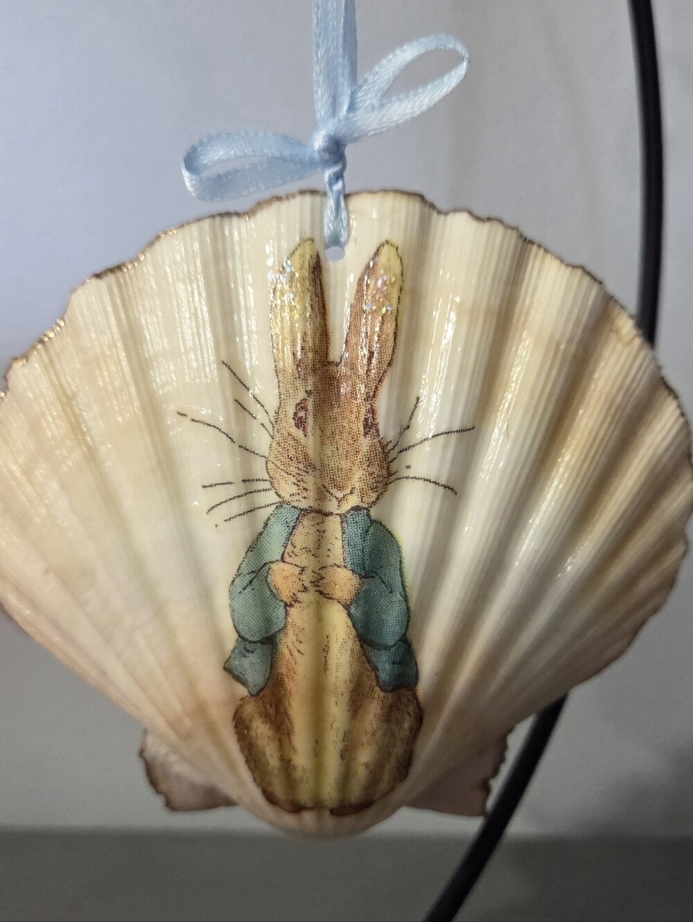 Beatrix Potter Scallop Ornament Shell HANDCRAFTED BY THERESA